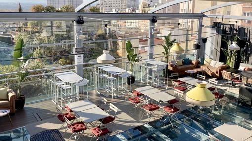 Vistas desde la terraza del Hotel Santo Domingo de Madrid