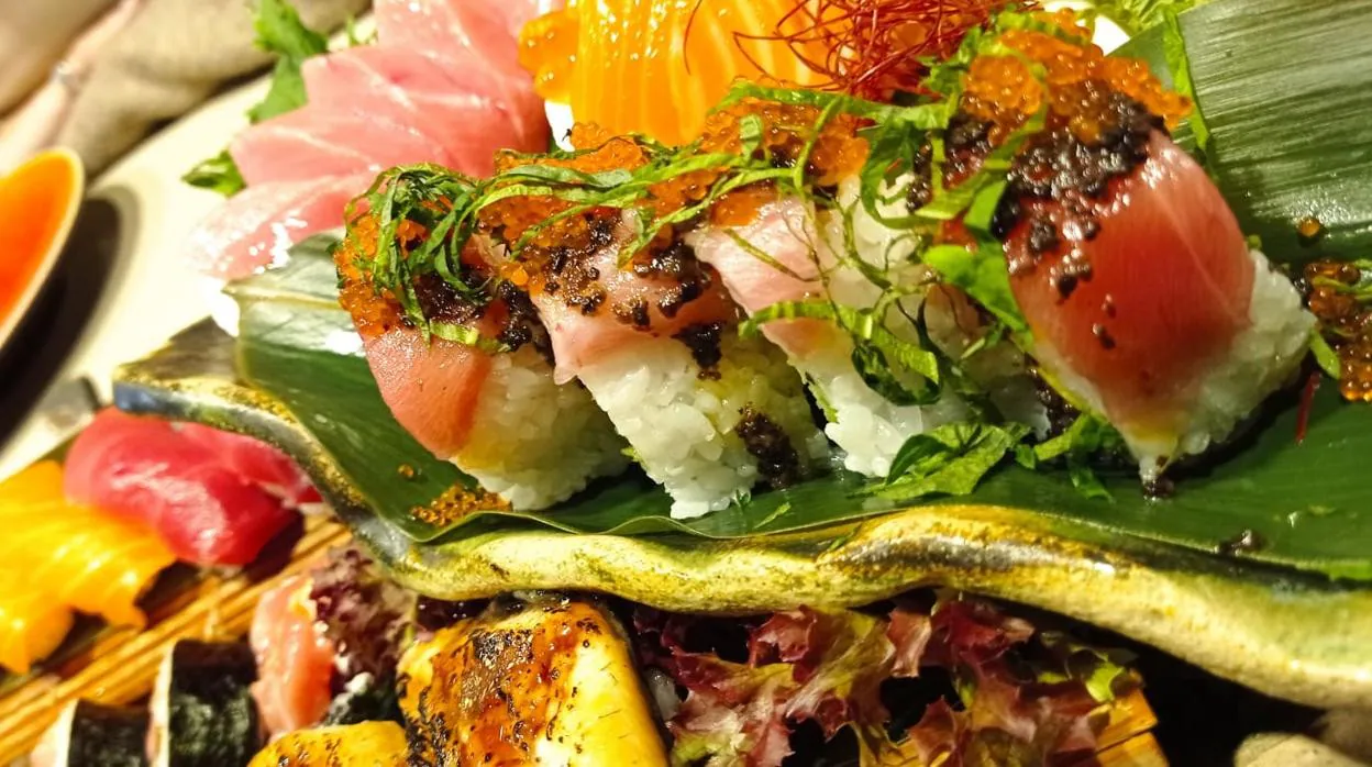 Sushi del chef Naoyuki Haginoya de Nomo