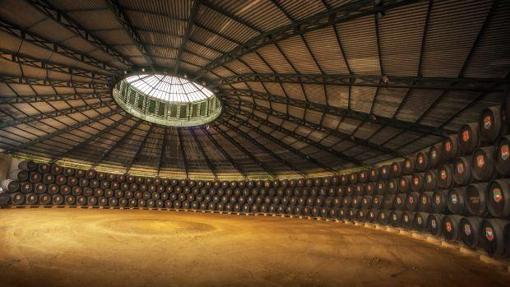 Bodega La Concha, de Tío Pepe, en las instalaciones de González-Byass en Jerez de la Frontera