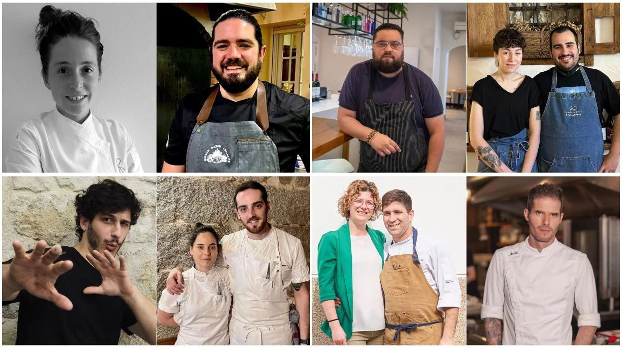 Sobre estas líneas, los candidatos al premio Cocinero Revelación 2022 de Madrid Fusión Alimentos de España