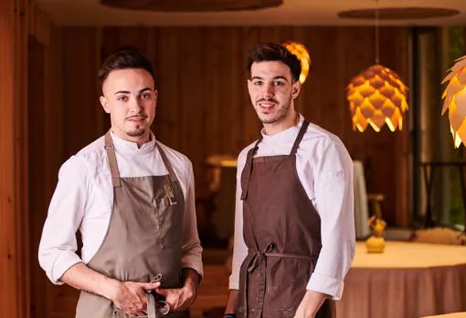 Juan Sahuquillo y Javier Sanz, cocineros revelación de Madrid Fusión 2021, en su nuevo gastronómico