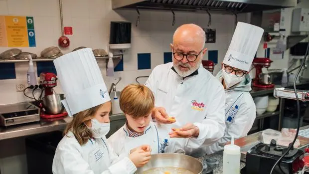 Talleres de cocina para niños con síndrome de Down con los profesores de Le Cordon Bleu Madrid