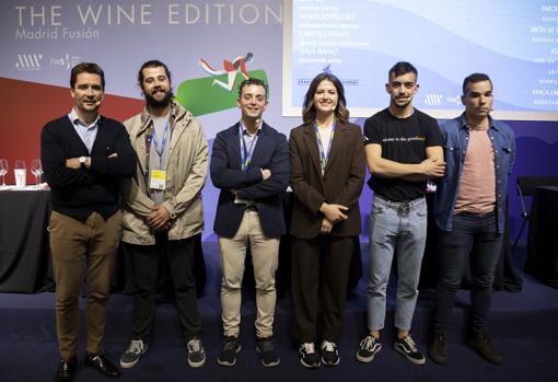 Podio de los galardonados en el II Premio Juli Soler al talento Joven