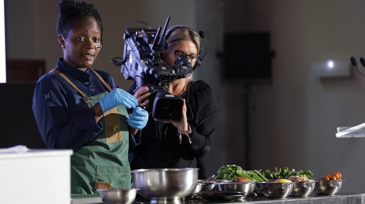 Fatmata Binta, durante su ponencia en la pasada edición de Féminas 2022