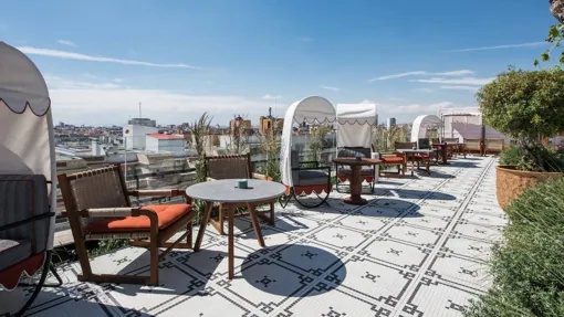 Terraza Picos Pardos Sky Lounge, en el Hotel Bless de la calle Velázquez