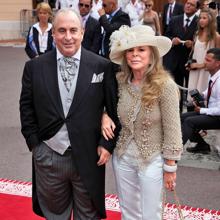 Sir Philip Green y su esposa Tina