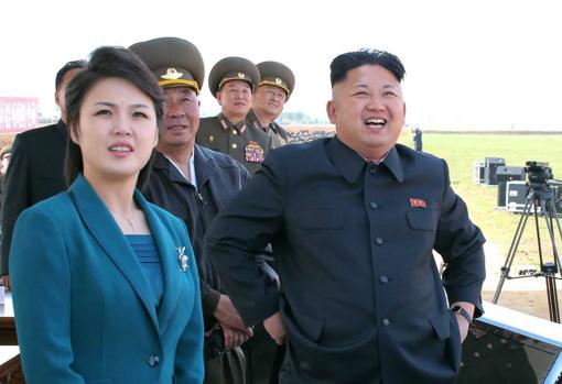 Kim Jong-un y Ri Sol Ju