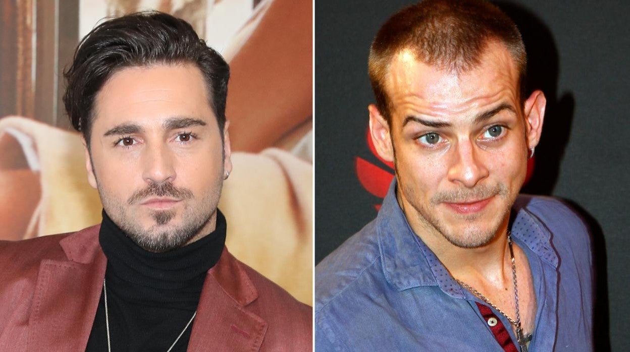 David Bustamante y Álex Casademunt en fotografías de archivo