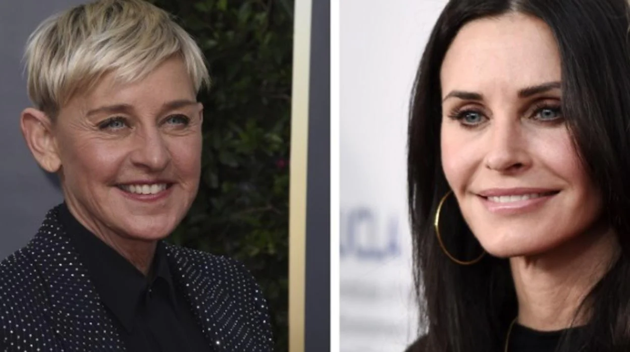 Ellen DeGeneres y Courteney Cox