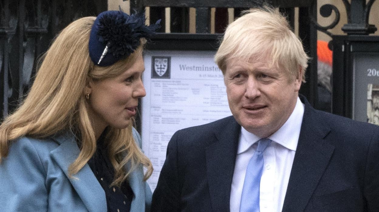 Boris Johnson y Carrie Symonds