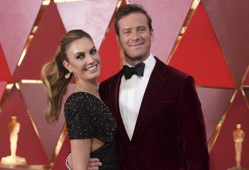 Armie Hammer junto a su exmujer