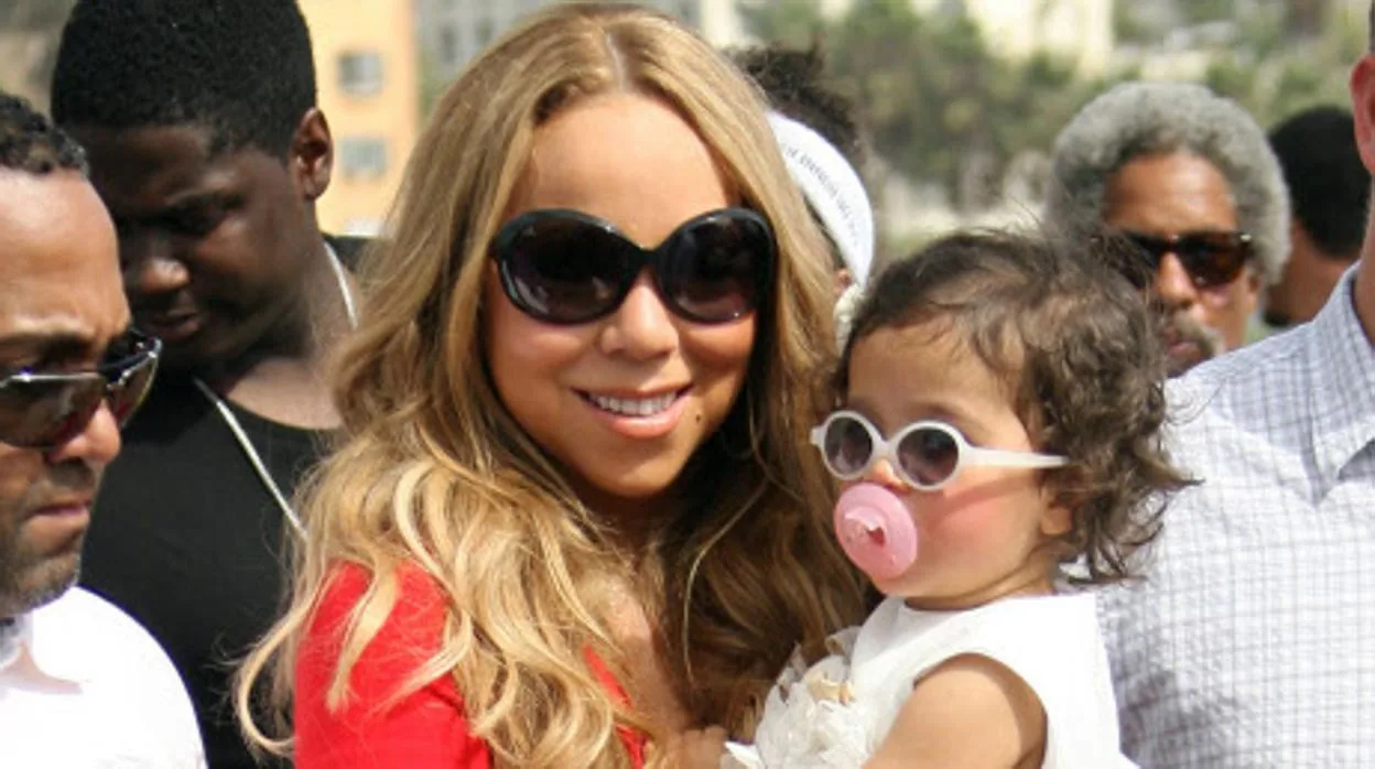 Mariah Carey junto a su hija