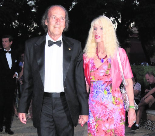 Gunilla Von Bismarck y Luis Ortíz, en 2018