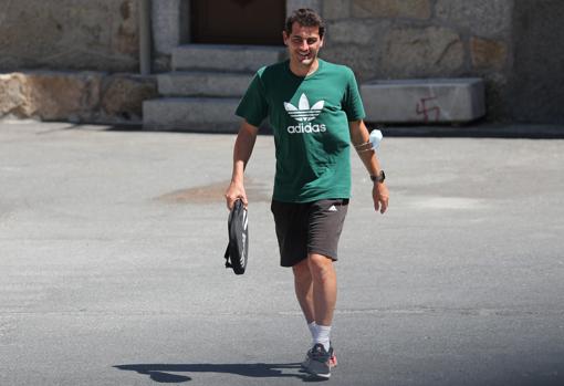 Iker Casillas, en Navalacruz