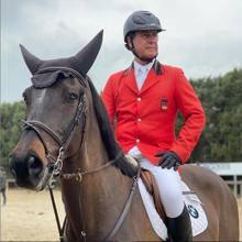 Martínez de Irujo en una de sus últimas competiciones hípicas