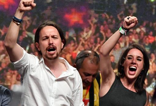 Pablo Iglesias e Irene Montero