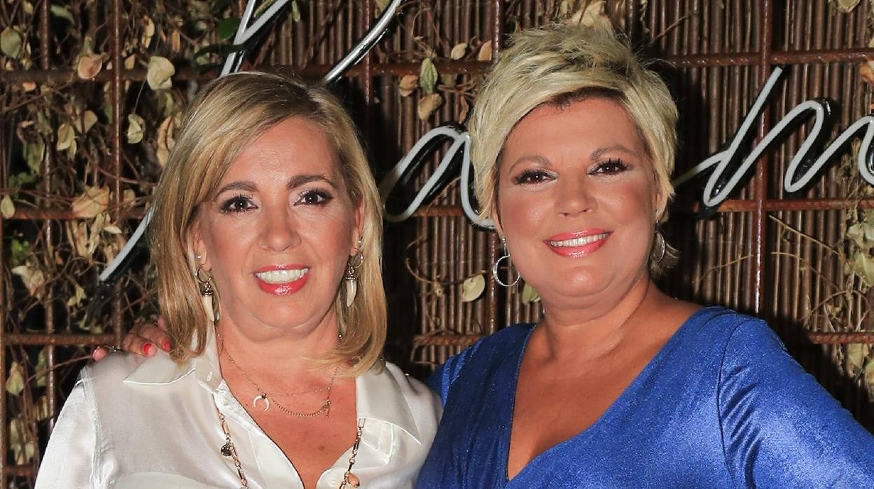 Terelu Campos y Carmen Borrego en agosto de 2019