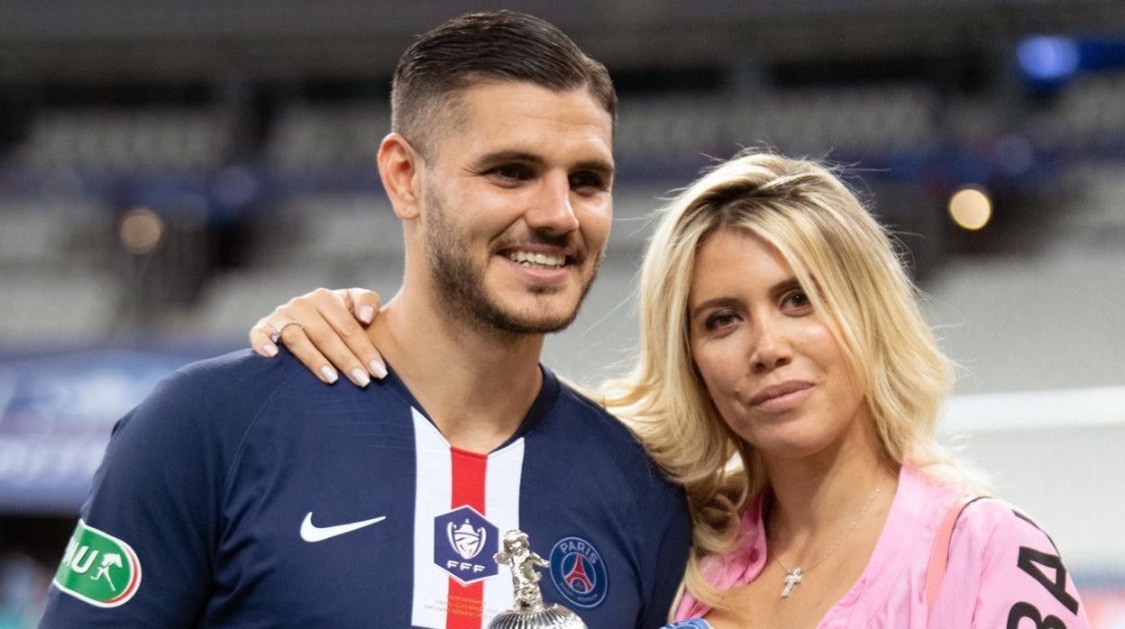 Mauro Icardi y su mujer Wanda Nara