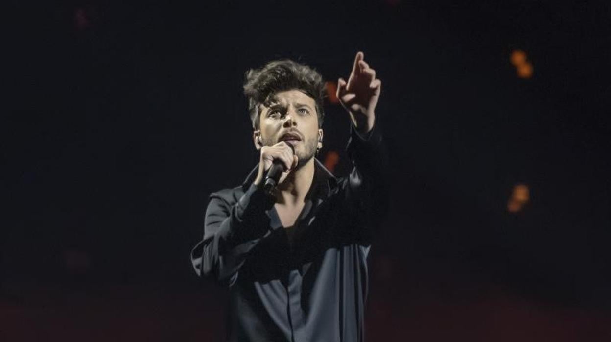 Blas Cantó, durante su actuación en Eurovisión