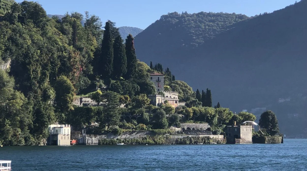Una villa junto al lago de Como