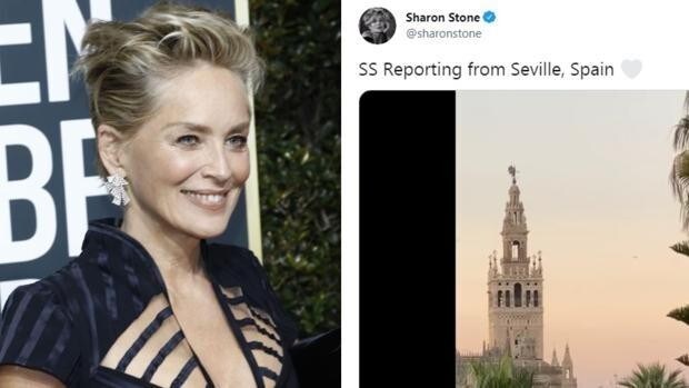 Sharon Stone, una estrella de Hollywood encantada con su estancia en Sevilla