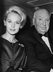 Tippi Hedren y Alfred Hitchcock