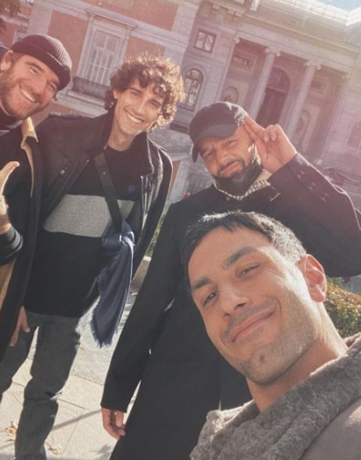 Ricky y su marido visitaron el Museo del Prado junto a amigos