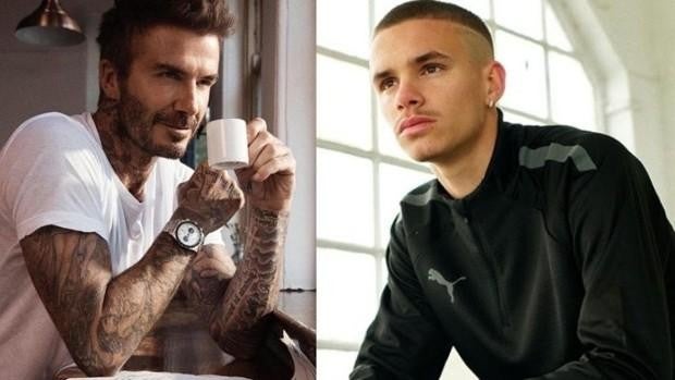 Romeo Beckham listo para desbancar a su padre en las pasarelas