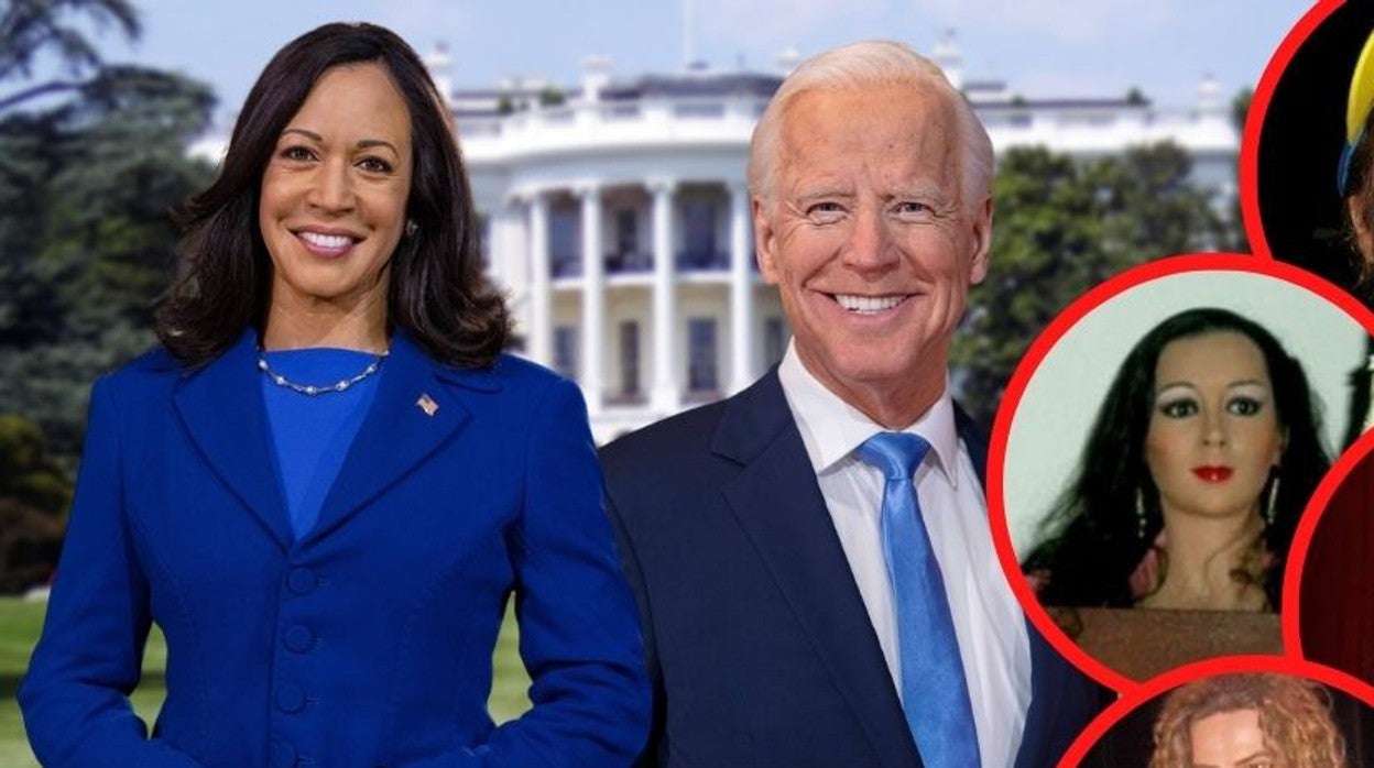 Mira las increíbles figuras de Cera de Joe Biden y Kamala Harris y otras 10 que son un horror