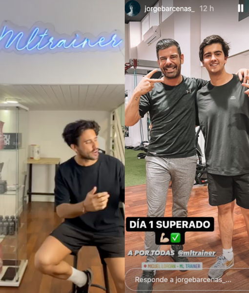 Mltrainer es el nombre del gimnasio en el que entrena Jorge y trabaja Javi.