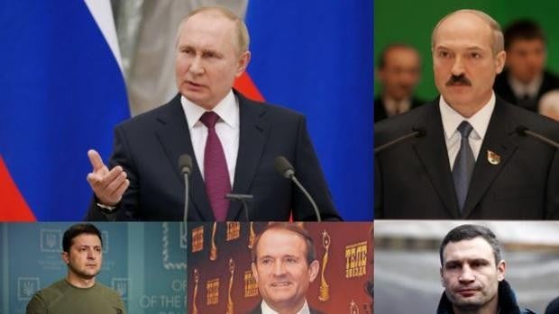 Un exespía, un comediante, un boxeador y un agricultor, protagonistas del conflicto entre Rusia y Ucrania