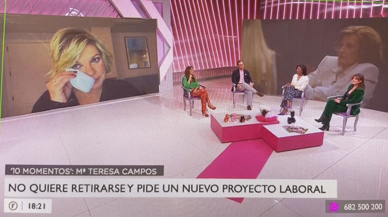 Terelu Campos rompe a llorar tras la petición más dura de María Teresa: «Se me parte el alma»