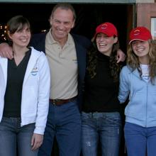 Bertín Osborne junto a sus tres hijas: Eugenia, Alejandra y Claudia