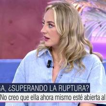 Rocío Flores opina sobre la situación sentimental de Olga Moreno tras el divorcio de su padre