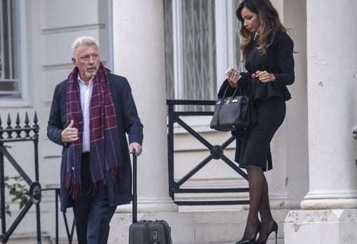 La novia del tenista Boris Becker, su mejor apoyo durante el grave juicio al que se enfrenta