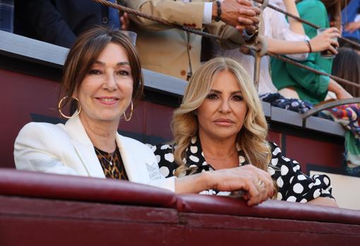 Ana Rosa Quintana y Cristina Tàrrega en Las Ventas