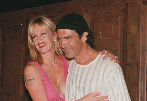 Antonio Banderas con Melanie Griffith