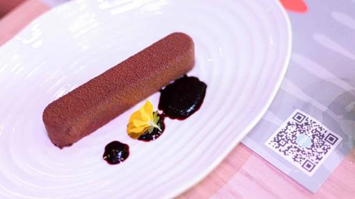 El turrón de foie con mermelada de frutos rojos