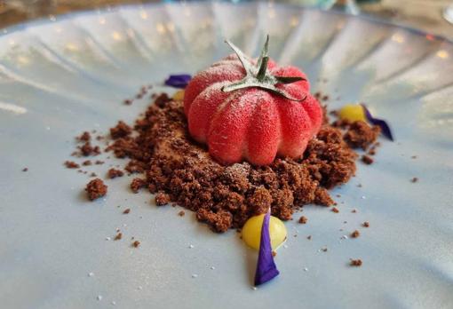 Tomate de Conil, el postre de Mauro