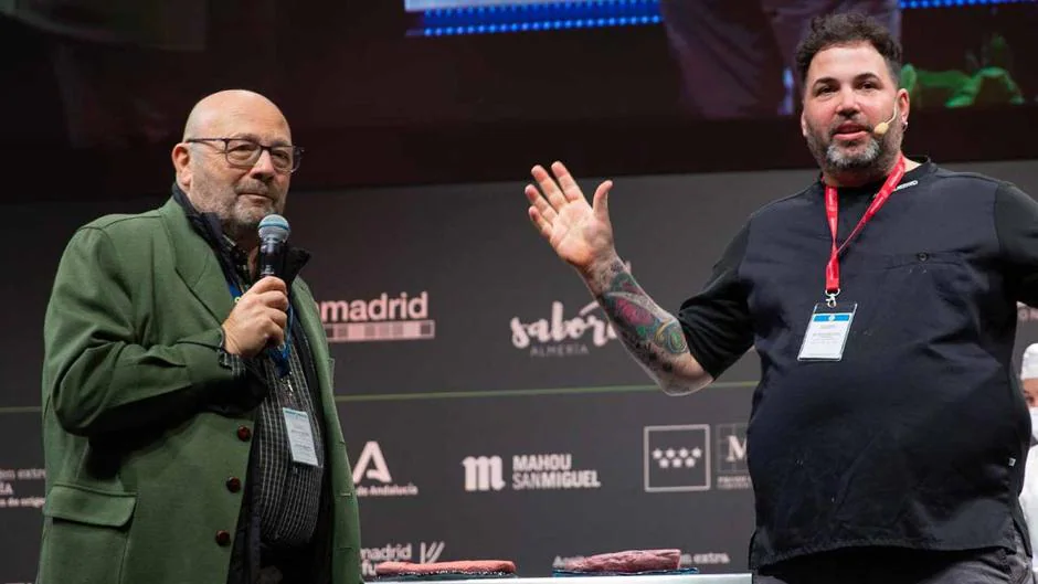 Mauro Barreiro, en el escenario de Madrid Fusión
