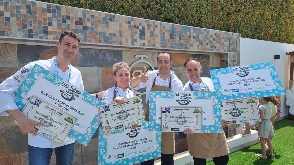 Oliva Moreno y Juan Manuel Saborido ganan el V Chef Sierra de Cádiz