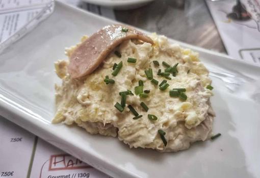 La ensaladilla especial de la casa