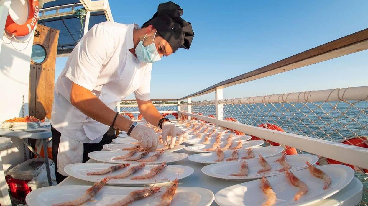 A bordo de La Pepa habrá una máster class y degustación de langostinos