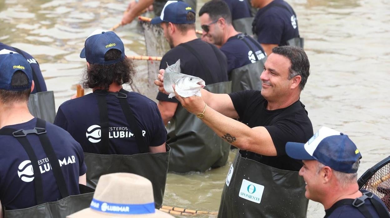 Ángel León, en la última edición de los Despesques, celebrada en 2019 en Lubimar (Barbate)