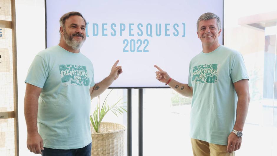 Ángel León y Juan Martín, en la presentación de Despesques 2022