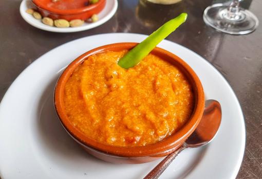 La sopa de tomate de El Rincón del Abuelo