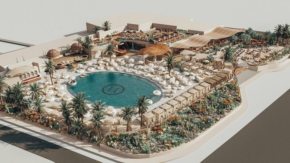 Azotea Grupo abrirá a finales de mayo Valhalla, el nuevo beach club de El Palmar