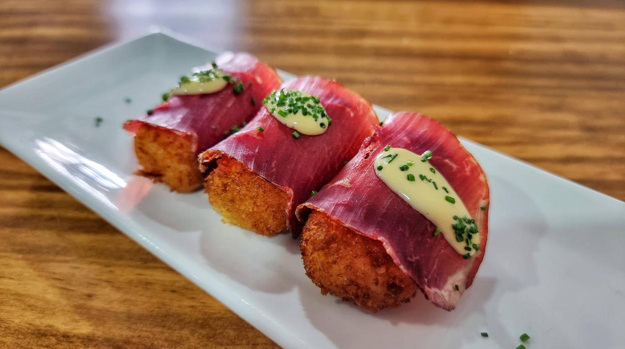 La croqueta líquida de Narea, en Sanlúcar