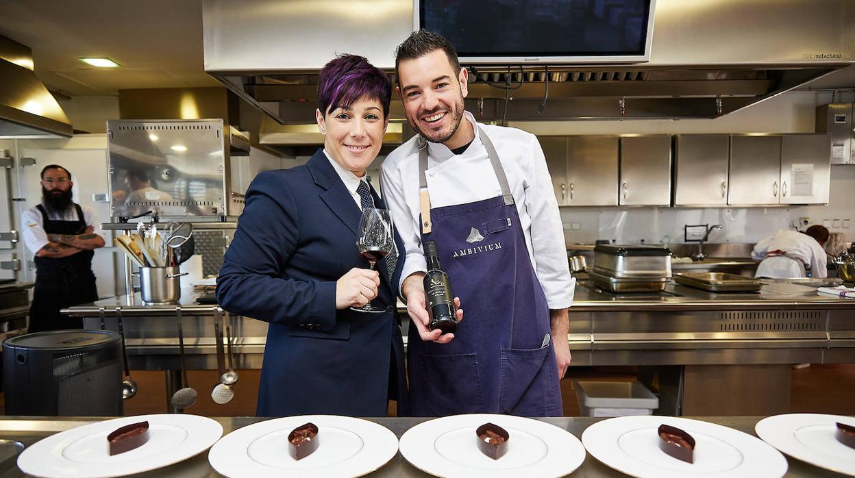 Laura Rodríguez y Cristóbal Muñoz, representantes de Ambivium