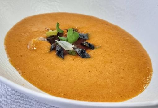 El salmorejo indio con caballa